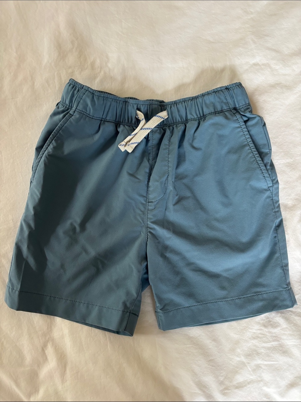 Crewcuts Active Light Blue Elastic Drawstring Shorts
